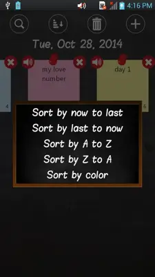 Sticker Notes android App screenshot 3